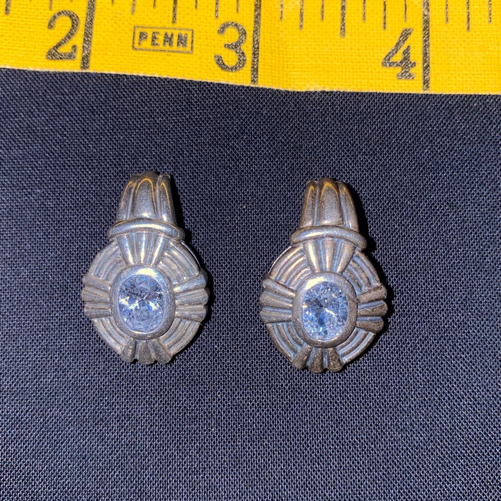 Two matching sterling pendants.  Marked 925.